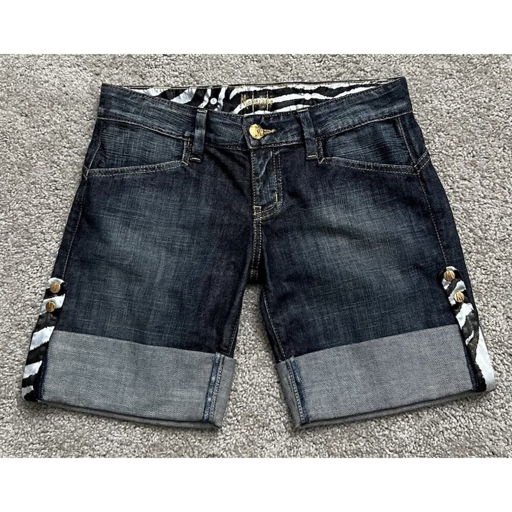 Marciano Women’s Denim Shorts size 28 Dark Blue